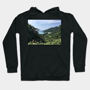 View out on the ocean and landscape of Okinawa Hoodie